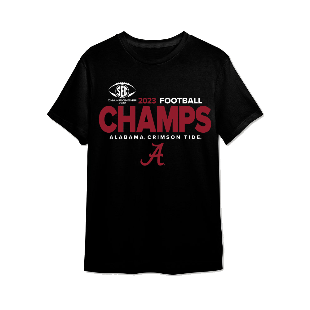Alabama Crimson Tide Sec Champs 2023 Football Locker Room W TShirt